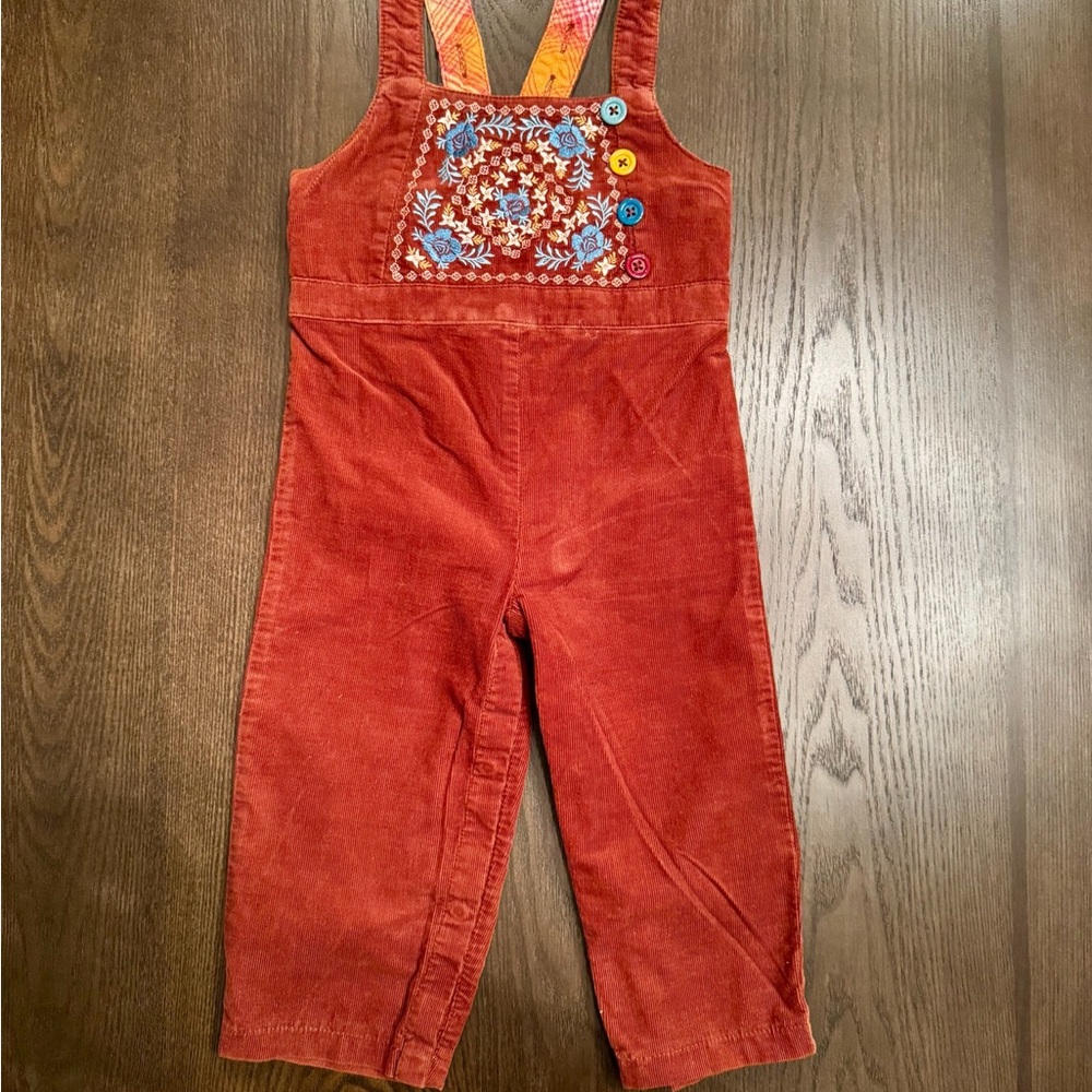 Matilda Jane Brown Overalls with Adjustable Straps